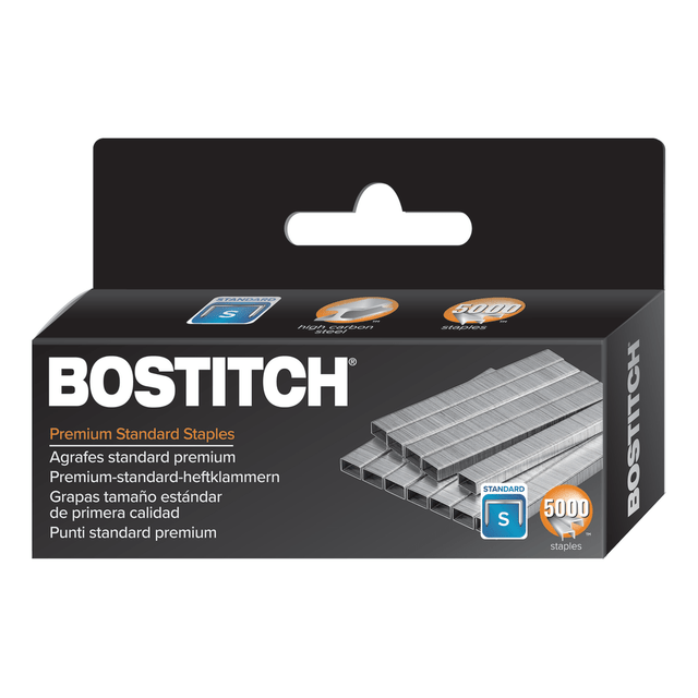 AMAX INCORPORATED 1901 Bostitch Premium Staples, 1/4in Standard, Box Of 5,000