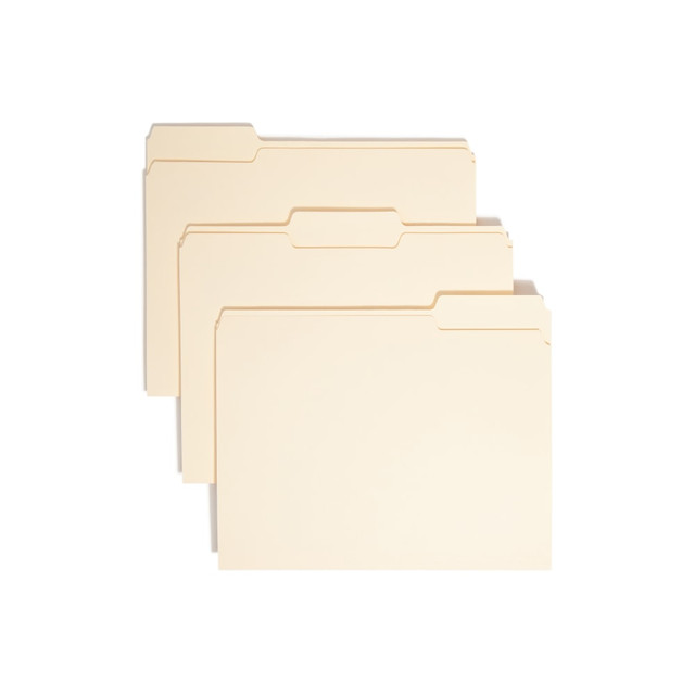 SMEAD MFG CO Smead 153L  File Folders, Letter Size, 1/3 Cut, Manila, Pack Of 100