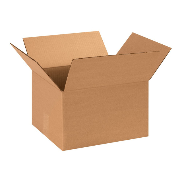 B O X MANAGEMENT, INC. 13118 Partners Brand Corrugated Boxes, 13in x 11in x 8in, Kraft, Pack Of 25