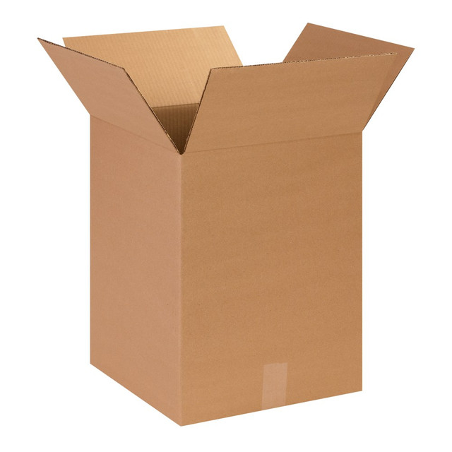 B O X MANAGEMENT, INC. 141418 Partners Brand Corrugated Boxes, 14in x 14in x 18in, Kraft, Pack Of 25 B O X MANAGEMENT, INC. 141418 Partners Brand Corrugated Boxes, 14in x 14in x 18in, Kraft, Pack Of 25