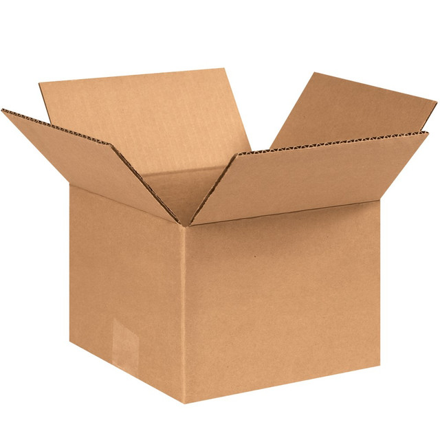 B O X MANAGEMENT, INC. 886 Partners Brand Corrugated Boxes, 8in x 8in x 6in, Kraft, Pack Of 25