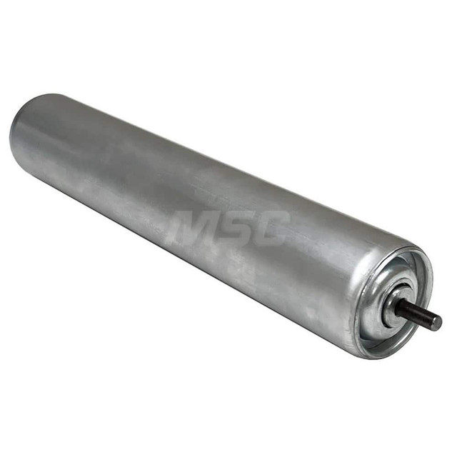 Ashland Conveyor 37933 Roller Skids; Roller Material: Aluminum ; Load Capacity: 107 ; Color: Chrome ; Finish: Natural ; Compatible Surface Type: Smooth ; Roller Length: 12.8750in