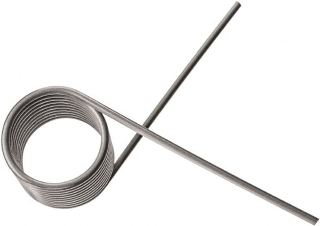 Associated Spring Raymond T135300750R 300° Deflection Angle, 1.162" OD, 0.135" Wire Diam, 7 Coils, Torsion Spring