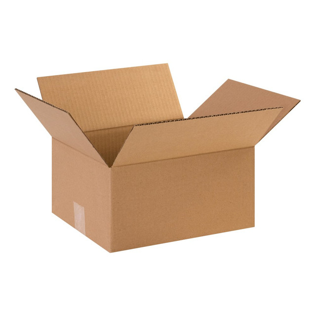 B O X MANAGEMENT, INC. 12106 Partners Brand Corrugated Boxes, 12in x 10in x 6in, Kraft, Pack Of 25