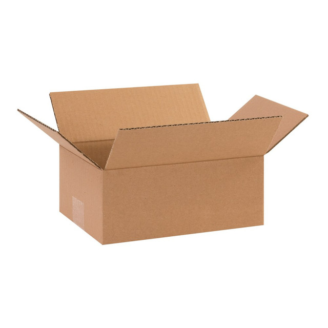 B O X MANAGEMENT, INC. 1074 Partners Brand Corrugated Boxes, 10in x 7in x 4in, Kraft, Pack Of 25