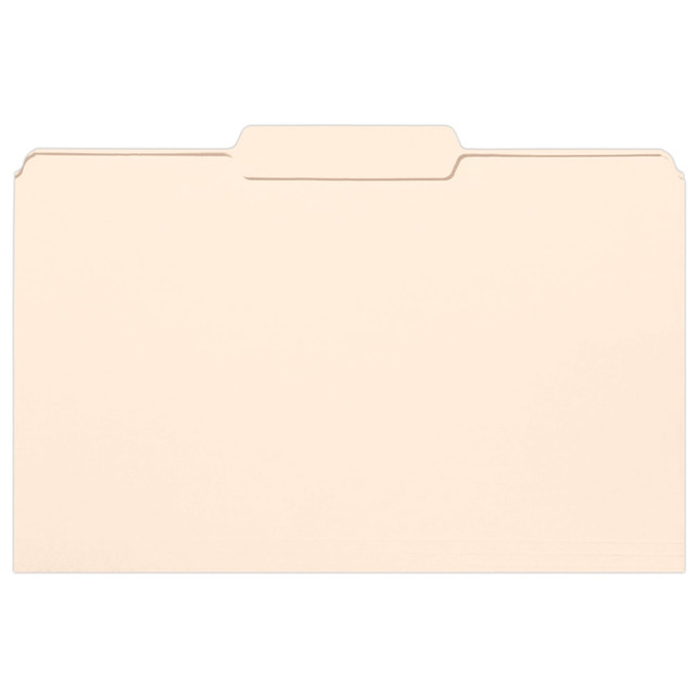 SMEAD MFG CO 153C-2 Smead Selected Tab Position Manila File Folders, Legal Size, 1/3 Cut, Position 2, Pack Of 100