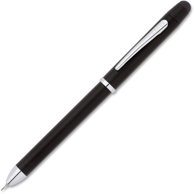 A. T. CROSS COMPANY AT00903 Cross Tech3 Multifunction Pen, Medium Point, 0.5 mm, Black Barrel, Red/Black Ink