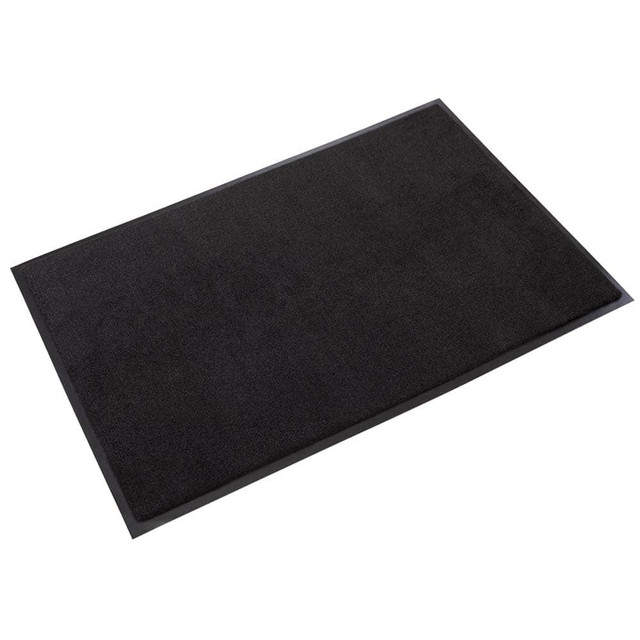 Crown Matting WPR0048BK Entrance Mat: 60' Long, 4' Wide, Polypropylene & Olefin Surface