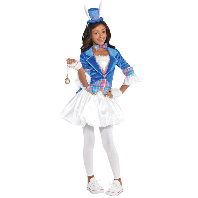 PARTY CITY CORPORATION 849774 Amscan Down The Rabbit Hole Girls  Halloween Costume, Medium