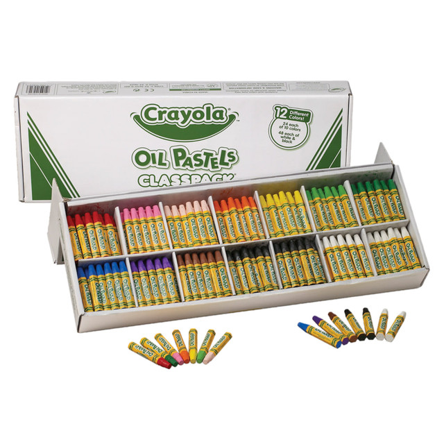 CRAYOLA LLC 52-4629 Crayola Oil Pastels Classpack, Assorted Colors, Set Of 336 Pastels CRAYOLA LLC 52-4629 Crayola Oil Pastels Classpack, Assorted Colors, Set Of 336 Pastels