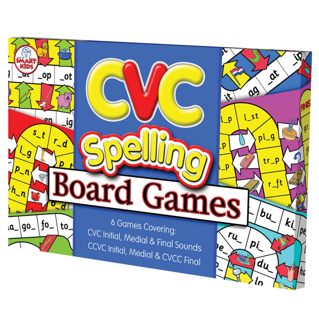 EDUCATORS RESOURCE DD-195181 Didax CVC Spelling Board Games EDUCATORS RESOURCE DD-195181 Didax CVC Spelling Board Games