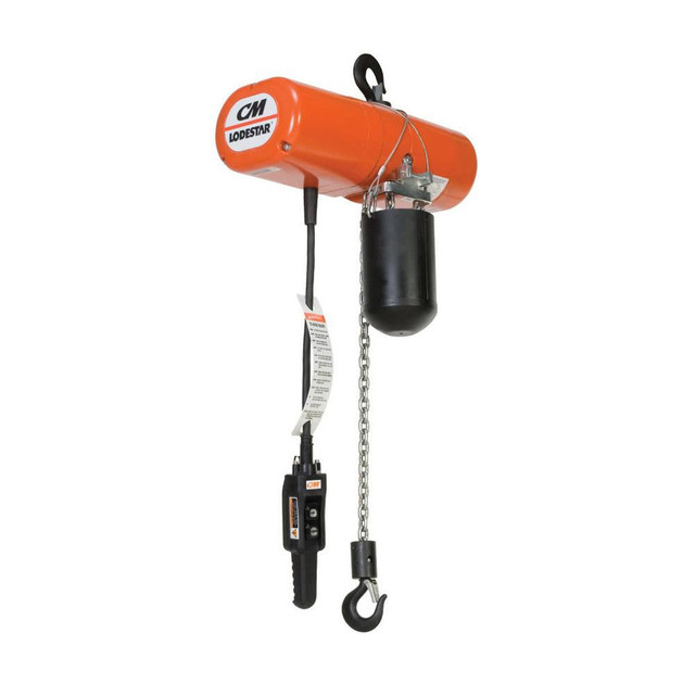 CM 4224/3651 Electric Chain Hoist: 1 Ton Working Load Limit