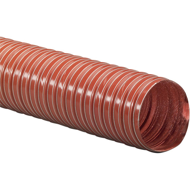 Flexaust 2650400012 Duct Hose: Silicone, 4" ID, 27 Hg Vac Rating, 30 psi