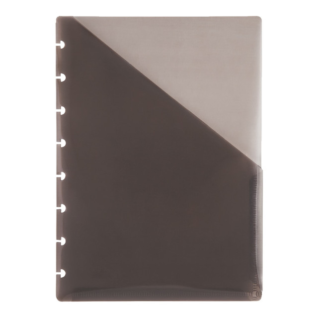 Snap organization right into place  Smoke gray dividers are made of durable polypropylene. Designed to withstand heavy use over time.  2-pocket, doubled-sided construction lets you store multiple pages.  Pair with other items in the TUL Custom Note-Taking System. (Sold separately.)  Each pack comes with 2 dividers.