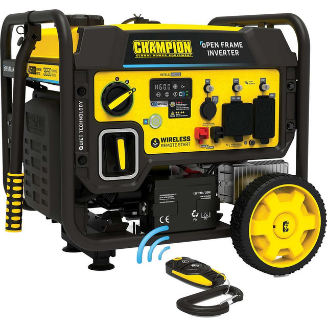 Champion Power Equipment 201054 Portable Power Generator: Gasoline, 3,650W, Recoil, Electric & Remote