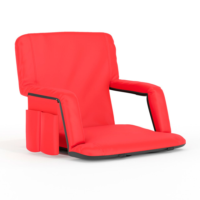 FLASH FURNITURE FVFA090RD  Reclining Stadium Chair, Red