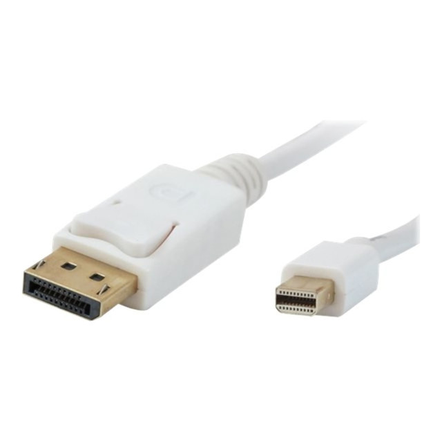 VCOM INTERNATIONAL MULTI MEDIA MDP-DISP-10ST Comprehensive Mini DisplayPort Male To DisplayPort Male Cable, 10ft