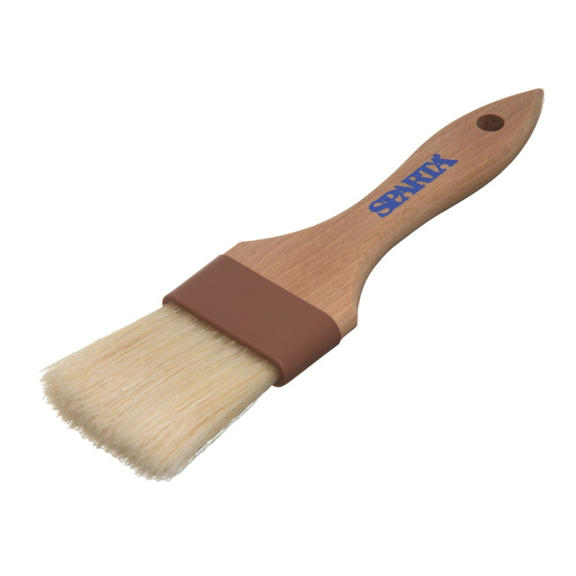 CARLISLE SANITARY MAINTENANCE PRODUCTS 4037400 Sparta Boar-Bristle Brushes, 2inW, Brown, Pack Of 12