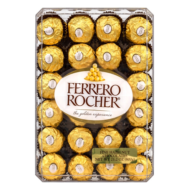 ENERGIZER BRANDS LLC 241-00015 Ferrero Rocher Diamond Gift Box, Box Of 48 Pieces