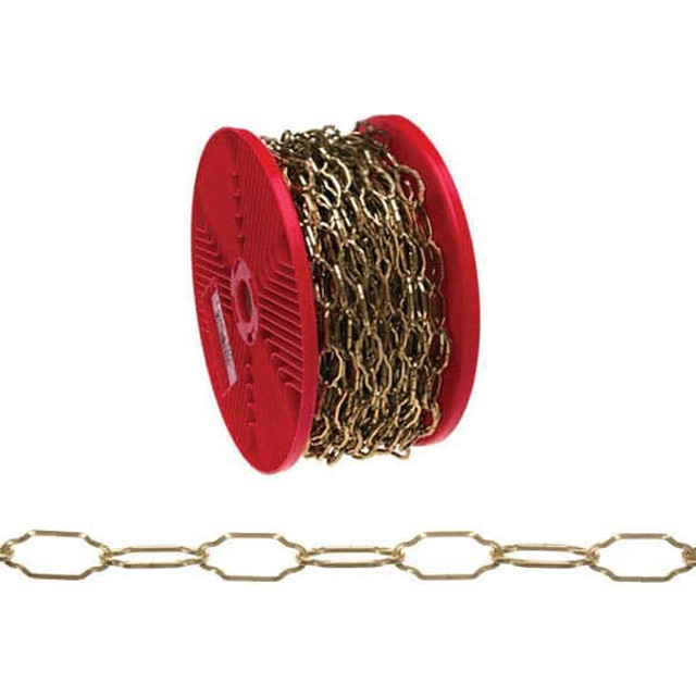 Campbell T0713187 Welded Chain; Link Type: Decorative Chain ; Inside Length (Decimal Inch): 0.9500 ; Inside Length (mm): 0.95 ; Inside Length: 0.95mm; 0.95in ; UNSPSC Code: 31151600