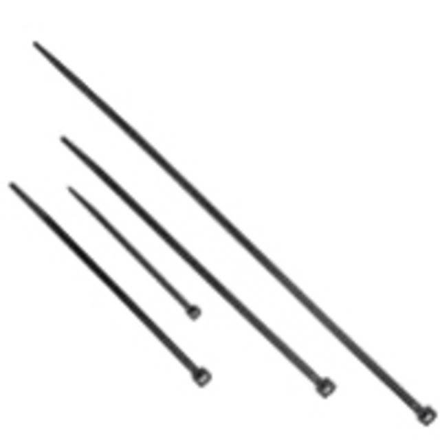 LASTAR INC. 43221 C2G 6in Releasable/Reusable Cable Ties - Black - 50pk - Cable Tie - Black - 6in Length - 50 Pack