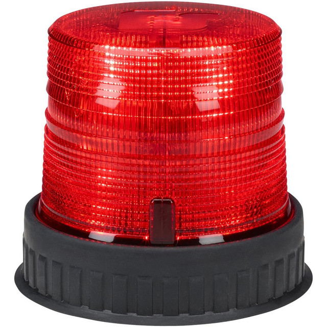 Federal Signal Emergency 100SR-R Auxiliary Lights; Light Type: Heavy Duty LED Work Truck Light ; Amperage Rating: 1.8000 ; Light Technology: LED ; Color: Red ; Material: Polycarbonate ; Voltage: 12/24