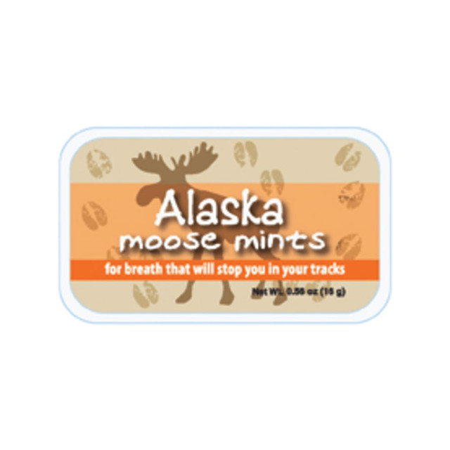 AMUSEMINTS, LLC MTRT1176FW AmuseMints Destination Mint Candy, Alaska Moose Tracks, 0.56 Oz, Pack Of 24