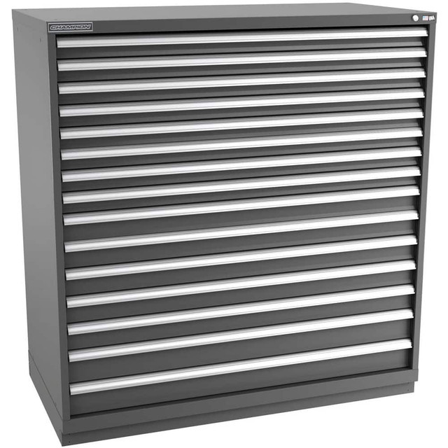 Champion Tool Storage DS2701501ILC-DG Storage Cabinets; Cabinet Type: Welded Storage Cabinet ; Cabinet Material: Steel ; Width (Inch): 56-1/2 ; Depth (Inch): 22-1/2 ; Cabinet Door Style: Solid ; Height (Inch): 59-1/2