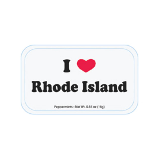 AMUSEMINTS, LLC MTR1643F AmuseMints Destination Mint Candy, I Heart Rhode Island, 0.56 Oz, Pack Of 24