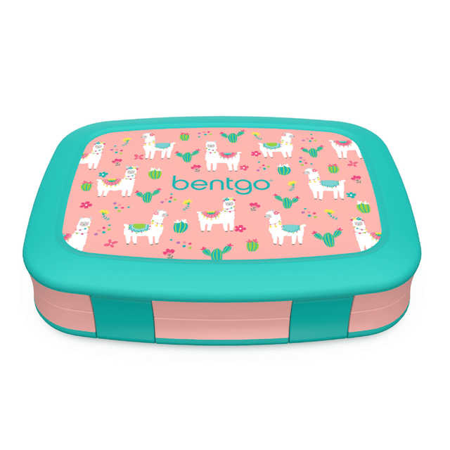 BEAR DOWN CONSULTING Bentgo BGKDPT-LMA  Kids Lunch Box, 2inH x 6-1/2inW x 8-1/2inD, Llamas