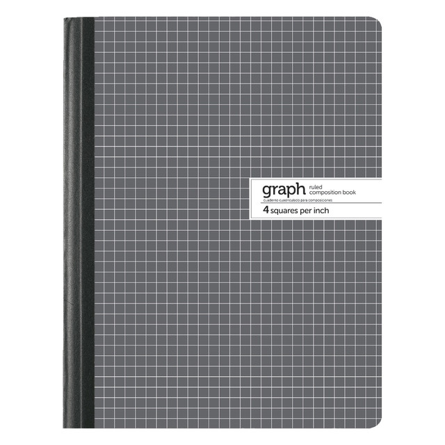 Features a class program on the inside front cover and mathematical information on the inside back cover  A durable, high-quality back-to-school journal!  Quad-ruled white paper.  Durable books are thread sewn and tape bound.  Option for color choice is not available.  Contains Recycled Content - See Specs for Details.