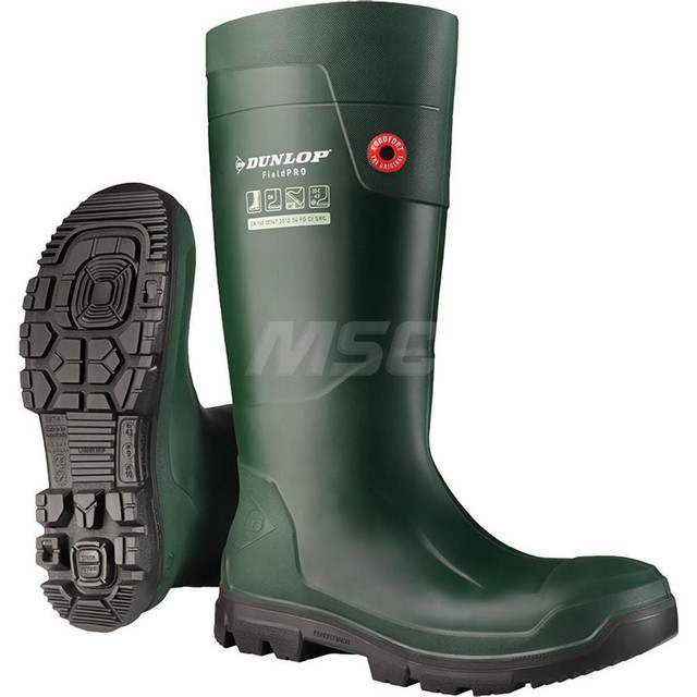 Dunlop Protective Footwear FG60E33.10 Work Boot: Size 10, Polyurethane, Plain Toe