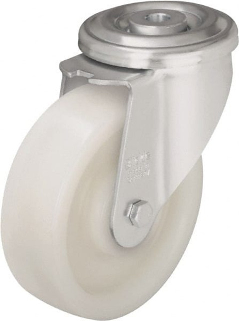 Blickle 601419 Hollow Kingpin Caster: Swivel, 5" Wheel Dia, 1-37/64" Wheel Width