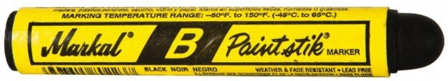 Markal 80223X48 Paint Pen Marker: Black, Ball Point