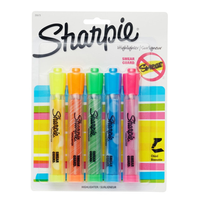 NEWELL BRANDS INC. 25573 Sharpie Accent Generation Highlighters, Assorted, Pack Of 5