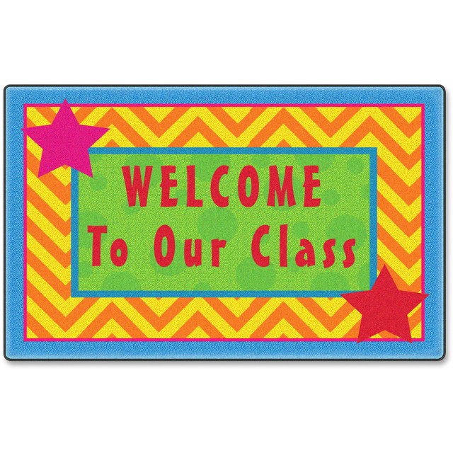 Flagship Carpets, LLC Flagship Carpets CE33208W Flagship Carpets Silly Welcome Mat Seating Rug