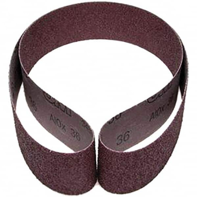 3M 7000118798 Abrasive Belt:  2-1/2" Wide, 60" OAL, 36 Grit, Aluminum Oxide