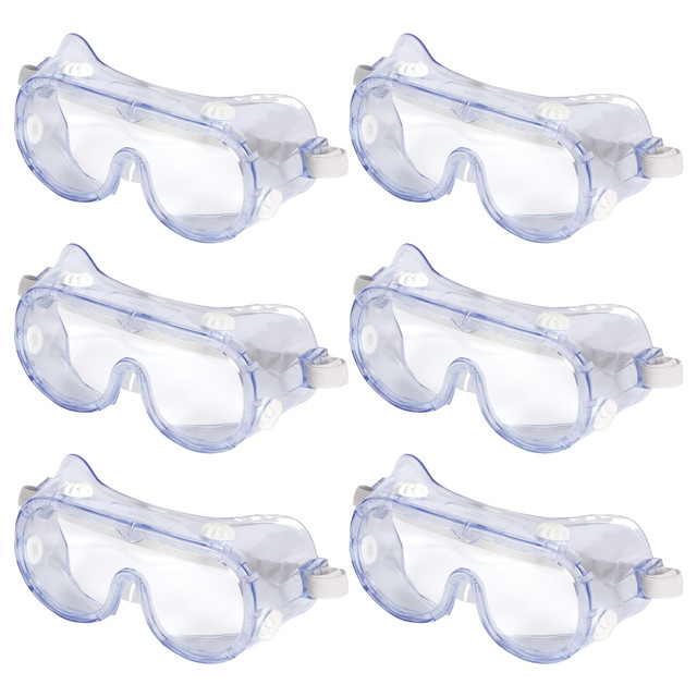 EDUCATORS RESOURCE LER2450-6 Learning Resources Adjustable Safety Goggles, Clear, Pack Of 6 Goggles EDUCATORS RESOURCE LER2450-6 Learning Resources Adjustable Safety Goggles, Clear, Pack Of 6 Goggles