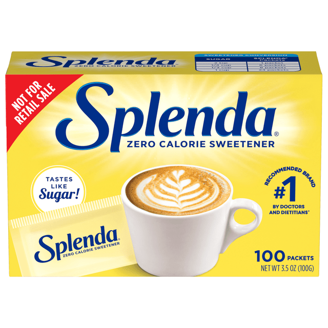 JOHNSON & JOHNSON CONSUMER INC 200025 Sweetener Packets, Splenda, Box Of 100 Packets JOHNSON & JOHNSON CONSUMER INC 200025 Sweetener Packets, Splenda, Box Of 100 Packets