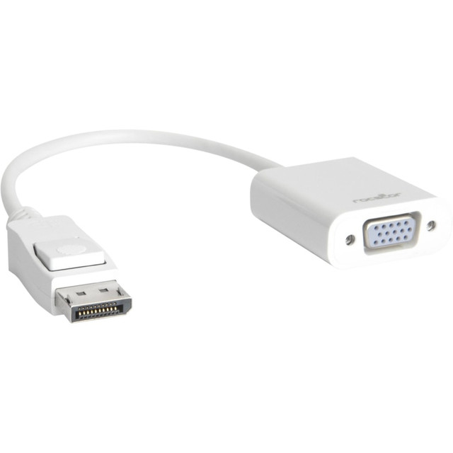 ROCKY MOUNTAIN-KAT Rocstor Y10A102-W1  DisplayPort to VGA Video Adapter Converter - Cable Length: 5.9in - 5.90in DisplayPort/VGA Video Cable for Desktop Computer, Notebook, Projector, Monitor, HDTV, Video Device