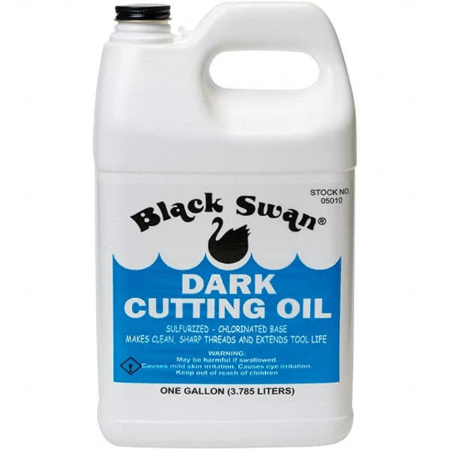 Black Swan 05010 Pipe Cutting & Threading Oil; Oil Type: Thread Cutting Oil ; Container Type: Jug ; Container Size: 1 Gal. ; For Use With: High Speed Machines; High Speed Machines ; PSC Code: 9150