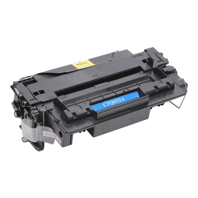 This new compatible toner cartridge from eReplacements is 100% compatible with your original OEM cartridge. This eReplacements New Compatible Toner Cartridge will meet or exceed the original OEM specifications because they are manufactured for high performance in ISO 9001 and 14001 factories using the most up to date engineering control standards including a new long life drum and 100% post tested.  Thousands of resellers, dealers and service companies over the years have trusted eReplacements to provide their customers with quality replacement imaging supplies.