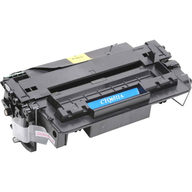 This new compatible toner cartridge from eReplacements is 100% compatible with your original OEM cartridge. This eReplacements New Compatible Toner Cartridge will meet or exceed the original OEM specifications because they are manufactured for high performance in ISO 9001 and 14001 factories using the most up to date engineering control standards including a new long life drum and 100% post tested.  Thousands of resellers, dealers and service companies over the years have trusted eReplacements to provide their customers with quality replacement imaging supplies.