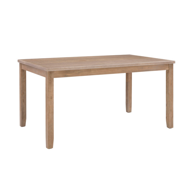 LINON HOME DECOR PRODUCTS, INC OFDP2870 Linon Dixie Dining Table, 30inH x 60inW x 36inD, Gray Wash LINON HOME DECOR PRODUCTS, INC OFDP2870 Linon Dixie Dining Table, 30inH x 60inW x 36inD, Gray Wash