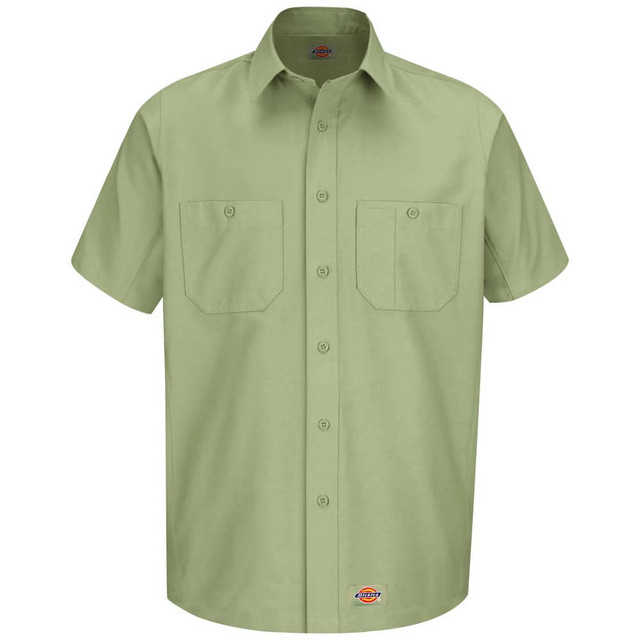 Dickies WS20KH SSL 3XL Shirts; Garment Style: Short Sleeve ; Garment Type: General Purpose ; Size: 3X-Large ; Material: Cotton; Polyester ; Chest Size (Inch): 54-56 ; Material Weight (oz.): 5.2500