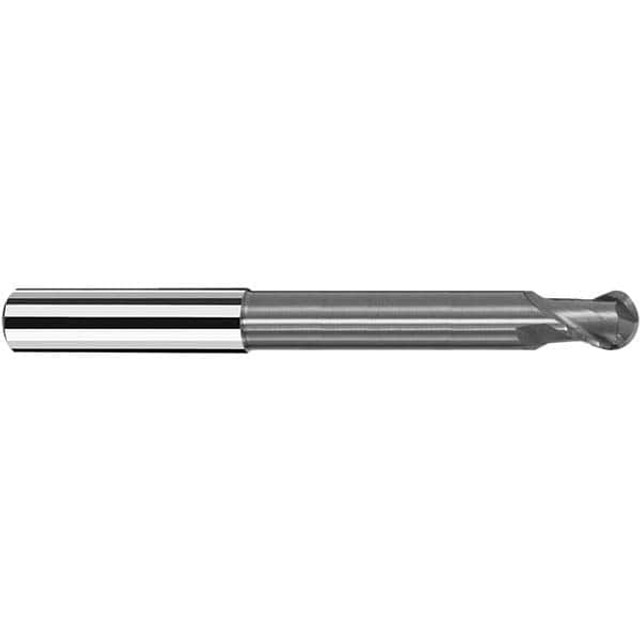 Fraisa X7404501 Ball End Mill: 12.00 mm Dia, 13.00 mm LOC, 2 Flute, Solid Carbide