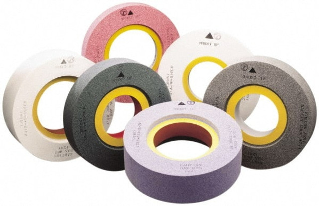 CGW Abrasives 34078 Type 7 Centerless & Cylindrical Grinding Wheel: 20" Dia, 6" Wide, 12" Hole