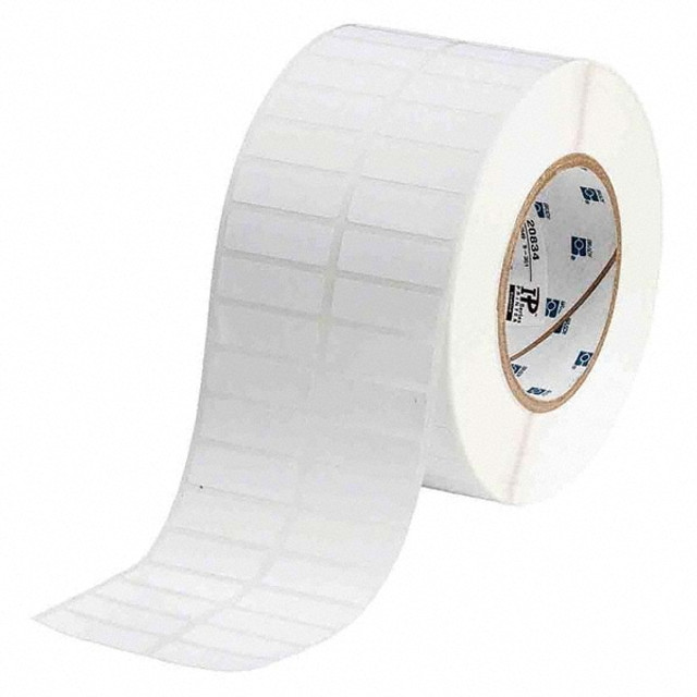 Brady 20834 Label Maker Label: White, Vinyl, 1-1/2" OAW, 10,000 per Roll