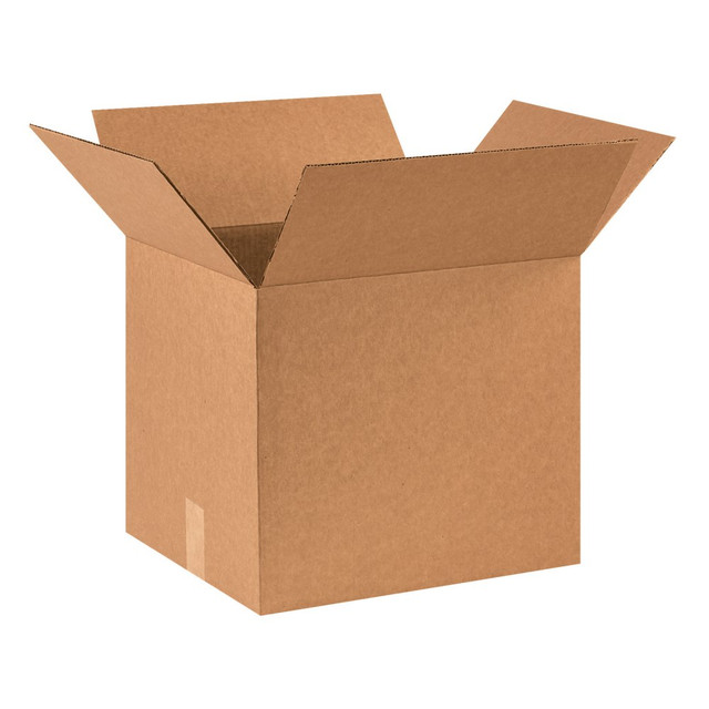 B O X MANAGEMENT, INC. 161414 Partners Brand Corrugated Boxes, 16in x 14in x 14in, Kraft, Pack Of 25