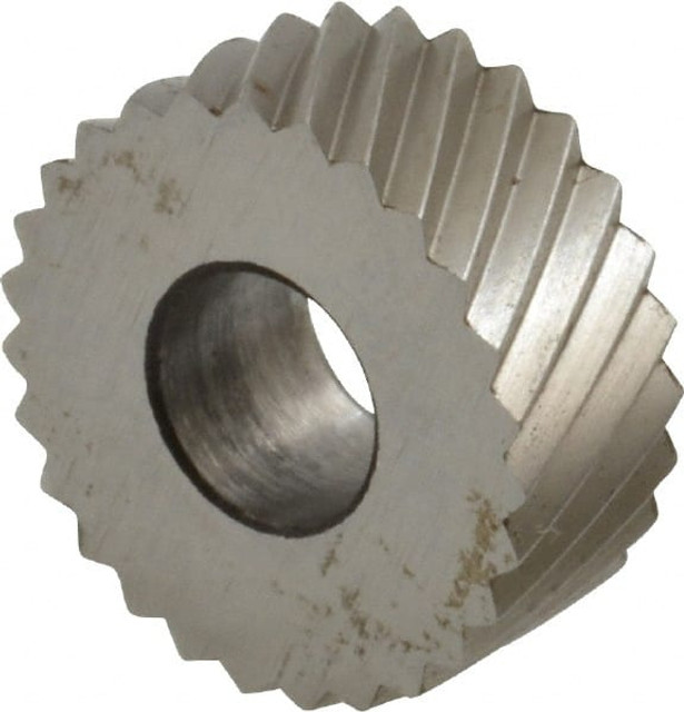 MSC GKL-216 Standard Knurl Wheel: 5/8" Dia, 90 ° Tooth Angle, 16 TPI, Diagonal, High Speed Steel